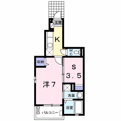 カーサ・ソラーレ 103【管理NO：1-017268001-01030】 ★家具家電は申し込み後に搬入します★ ★2026年10月中旬入居可能★の物件画像