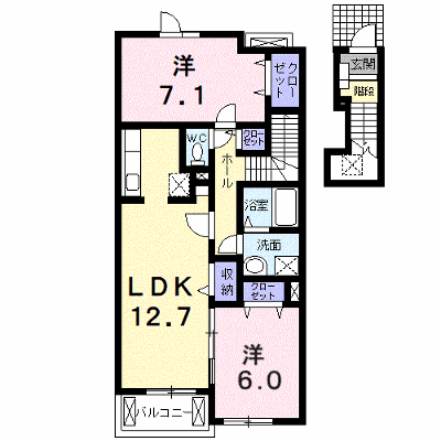 アンビエンテⅠ 205【管理NO：1-015322001-02040】 ★家具家電は申し込み後に搬入します★ ★2026年09月中旬入居可能★の物件画像