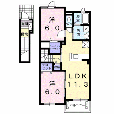 ラパンドール 202【管理NO：1-020653701-02020】 ★家具家電は申し込み後に搬入します★の物件画像