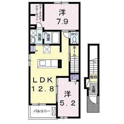 ドリームサイド光　Ⅱ 201【管理NO：1-023526502-02010】 ★家具家電は申し込み後に搬入します★ ★2026年10月中旬入居可能★の物件画像