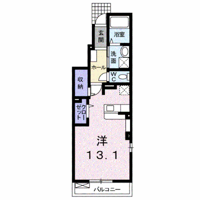 プチ・プランタン　Ⅵ 101【管理NO：1-014275203-01010】 ★家具家電は申し込み後に搬入します★の物件画像