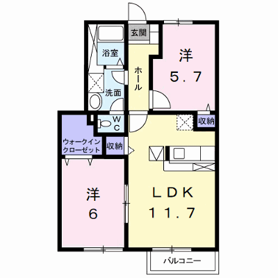 サニーヒルＢ 101【管理NO：1-013030702-01010】 ★家具家電は申し込み後に搬入します★ ★2026年10月上旬入居可能★の物件画像