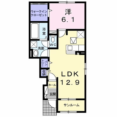 ５ｔｈ　Ａｖｅｎｕｅ　Ｂ 103【管理NO：1-025124902-01030】 ★家具家電は申し込み後に搬入します★ ★2026年09月上旬入居可能★の物件画像
