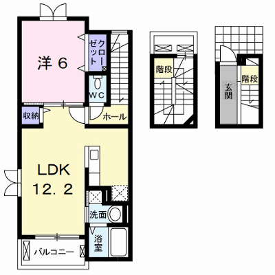 アンブラッセ　Ⅱ 303【管理NO：1-019486402-03030】 ★家具家電は申し込み後に搬入します★ ★2026年09月中旬入居可能★の物件画像