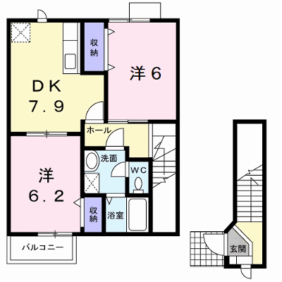 ガーデンハイム今古賀 203【管理NO：1-009482001-02030】 ★家具家電は申し込み後に搬入します★ ★2026年09月上旬入居可能★の物件画像