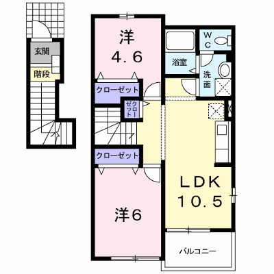 ウェイホームあまづつみＢ 201【管理NO：1-012181802-02010】 ★家具家電は申し込み後に搬入します★ ★2026年10月上旬入居可能★の物件画像