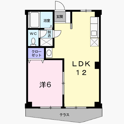ＣＲＥＳＴＡＬＬ 101【管理NO：1-005621801-01010】 ★家具家電は申し込み後に搬入します★ ★2026年09月中旬入居可能★の物件画像