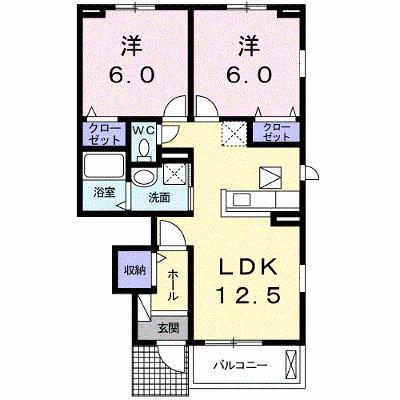 サニーハウス篠隈Ｃ 103【管理NO：1-020280003-01030】 ★家具家電は申し込み後に搬入します★ ★2026年10月中旬入居可能★の物件画像