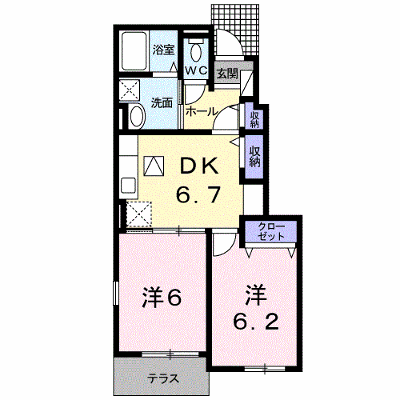 エレガント　ネオ　Ⅳ 104【管理NO：1-024068304-01040】 ★家具家電は申し込み後に搬入します★ ★2026年10月上旬入居可能★の物件画像