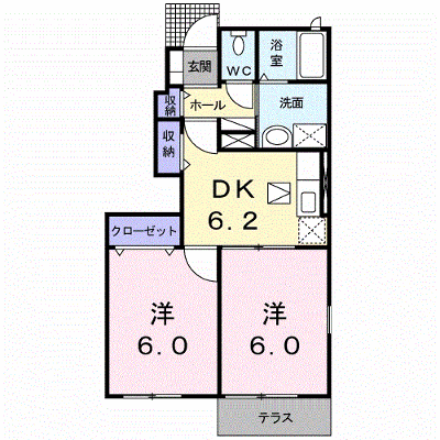 ジュネス１番館 101【管理NO：1-015599401-01010】 ★家具家電は申し込み後に搬入します★ ★2026年10月上旬入居可能★の物件画像