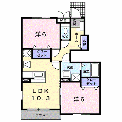 アルカンシエル参番館 103【管理NO：1-015886703-01030】 ★家具家電は申し込み後に搬入します★ ★2026年10月中旬入居可能★の物件画像