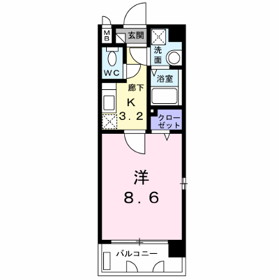 マーベラス大竜 401【管理NO：1-013430401-04010】 ★家具家電は申し込み後に搬入します★ ★2026年09月下旬入居可能★の物件画像