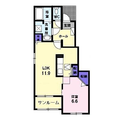 グレースガーデンⅡ 103【管理NO：1-021759902-01030】 ★家具家電は申し込み後に搬入します★ ★2026年11月上旬入居可能★の物件画像