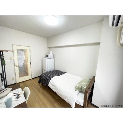 ユニオンマンスリー橋本１０　206　1K・シングル☆【禁煙ルーム】安心のオートロック完備！デスク・チェア＆たっぷり収納2ドア冷蔵庫など生活家電のあるお部屋の物件画像