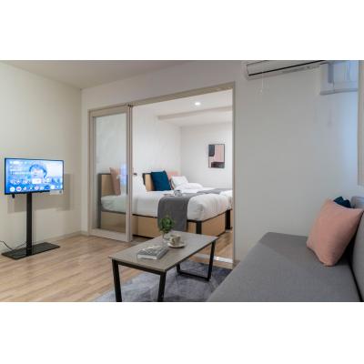 中津駅から徒歩7分！日当たりの良いお部屋♪/シェアOK/家具・家電完備/LaSante UMEDAKITA 206の物件画像