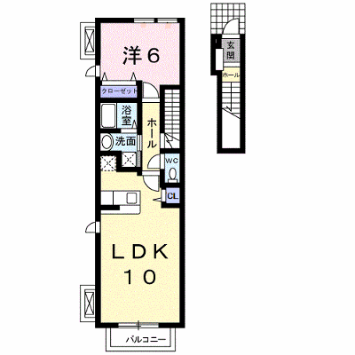 ハイツ　コンチェルトＢ 203【管理NO：1-015701902-02030】 ★家具家電は申し込み後に搬入します★ ★2026年09月下旬入居可能★の物件画像