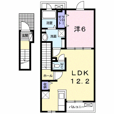 一楽ハウス 202【管理NO：1-024100801-02020】 ★家具家電は申し込み後に搬入します★ ★2026年10月中旬入居可能★の物件画像