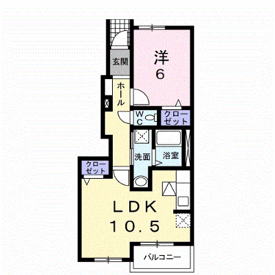 Ｙ・Ｙロータス　Ｂ棟 103【管理NO：1-013820702-01030】 ★家具家電は申し込み後に搬入します★ ★2026年10月中旬入居可能★の物件画像