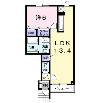 サンリットＤ 104【管理NO：1-015323901-01040】 ★家具家電は申し込み後に搬入します★ ★2026年10月中旬入居可能★の物件画像