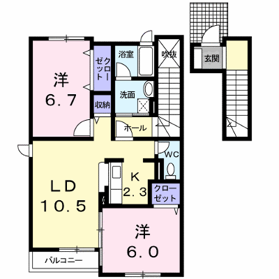 エルム　プラシードＡ－７号館 204【管理NO：1-015709301-02040】 ★家具家電は申し込み後に搬入します★ ★2026年10月上旬入居可能★の物件画像
