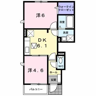 カルムＢ 101【管理NO：1-013090702-01010】 ★家具家電は申し込み後に搬入します★ ★2026年10月上旬入居可能★の物件画像
