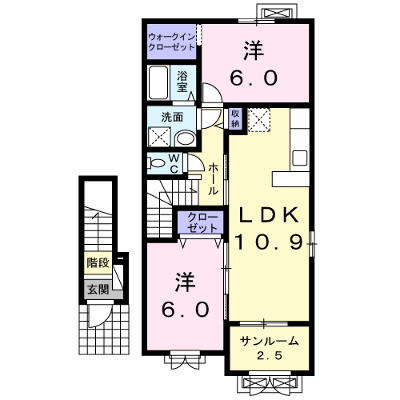 プチメゾン・フォレ 204【管理NO：1-020534701-02040】 ★家具家電は申し込み後に搬入します★ ★2026年11月上旬入居可能★の物件画像