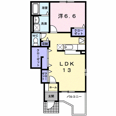 メゾンアンソレイエⅡ 103【管理NO：1-020199001-01030】 ★家具家電は申し込み後に搬入します★の物件画像