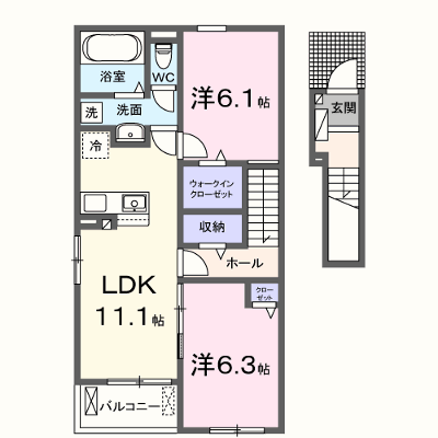 フェザント　テイル 206【管理NO：1-027198301-02050】 ★家具家電は申し込み後に搬入します★の物件画像