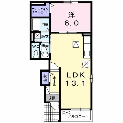 ブランシェントＢ 102【管理NO：1-016409302-01020】 ★家具家電は申し込み後に搬入します★ ★2026年11月中旬入居可能★の物件画像