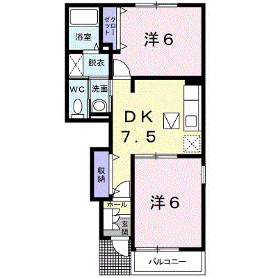 ブリーズ　Ｂ 103【管理NO：1-013943302-01030】 ★家具家電は申し込み後に搬入します★ ★2026年10月上旬入居可能★の物件画像