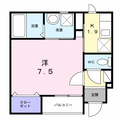 本町１丁目アパート 102【管理NO：1-028452501-01020】 ★家具家電は申し込み後に搬入します★ ★2027年02月上旬入居可能★の物件画像