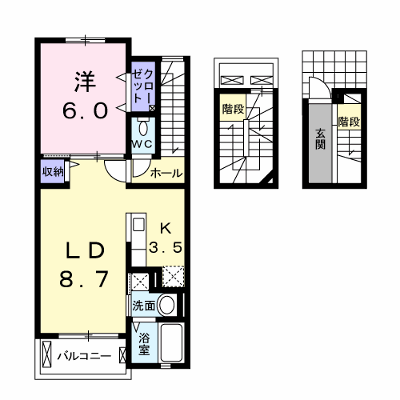 モデッサ東川口 302【管理NO：1-023207701-03020】 ★家具家電は申し込み後に搬入します★ ★2026年10月上旬入居可能★の物件画像