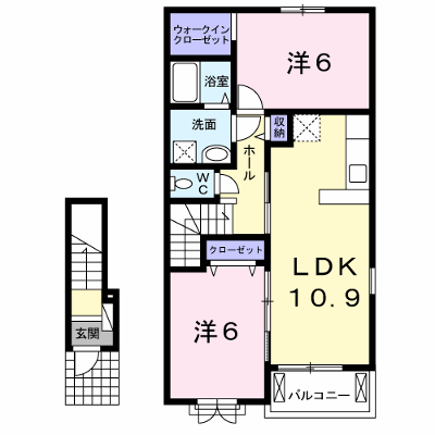 レコルテ 205【管理NO：1-020981401-02050】 ★家具家電は申し込み後に搬入します★ ★2026年09月下旬入居可能★の物件画像