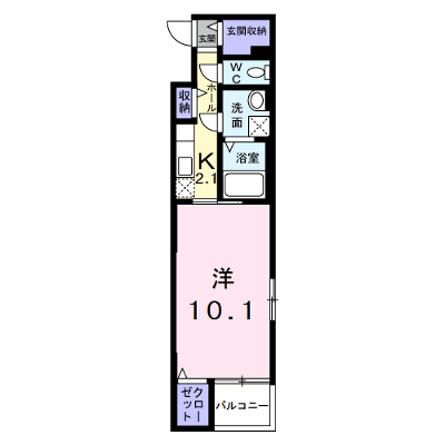 サニー・アート 201【管理NO：1-017781701-02010】 ★家具家電は申し込み後に搬入します★ ★2026年10月中旬入居可能★の物件画像