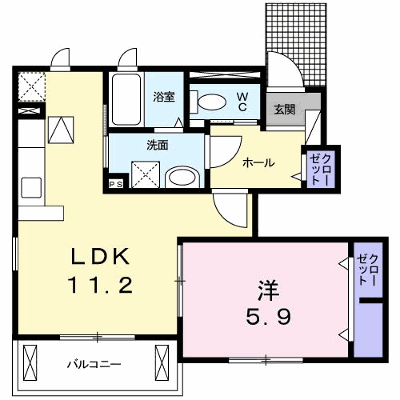 ポポラーレ善 104【管理NO：1-017492301-01040】 ★家具家電は申し込み後に搬入します★の物件画像