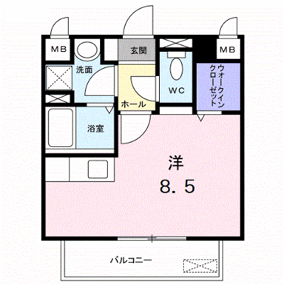 モデルノ・カーサ 302【管理NO：1-016918201-03020】 ★家具家電は申し込み後に搬入します★ ★2026年10月上旬入居可能★の物件画像