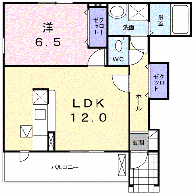 ジュネスＢ 101【管理NO：1-013584402-01010】 ★家具家電は申し込み後に搬入します★の物件画像