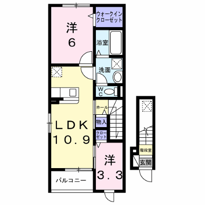 ＨＭＳ７７ 201【管理NO：1-028769101-02010】 ★家具家電は申し込み後に搬入します★ ★2027年01月下旬入居可能★の物件画像