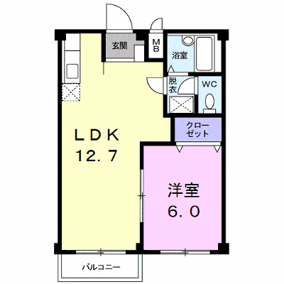 エルディム西塚Ｂ 202【管理NO：1-002027602-02020】 ★家具家電は申し込み後に搬入します★ ★2026年10月上旬入居可能★の物件画像