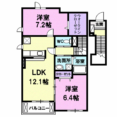 フルール 203【管理NO：1-016358101-02030】 ★家具家電は申し込み後に搬入します★の物件画像