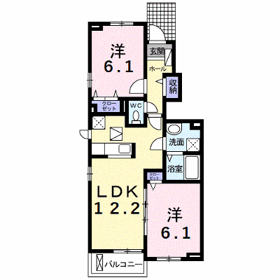 ネオ　ブリースⅡ 103【管理NO：1-017989102-01030】 ★家具家電は申し込み後に搬入します★の物件画像