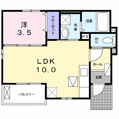 コンソラーレ　ｆ 101【管理NO：1-019505401-01010】 ★家具家電は申し込み後に搬入します★ ★2026年10月中旬入居可能★の物件画像