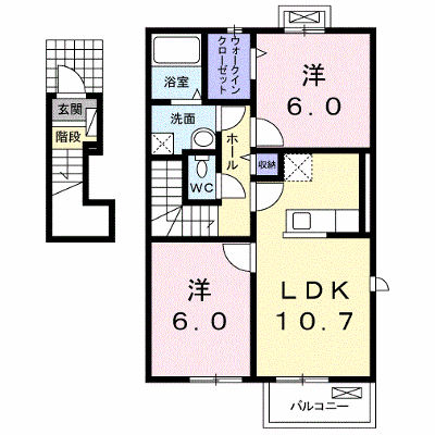 ラブリー・Ｋ　Ⅰ 201【管理NO：1-018911801-02010】 ★家具家電は申し込み後に搬入します★ ★2026年10月中旬入居可能★の物件画像