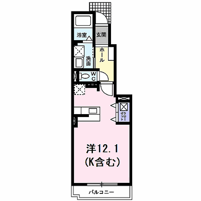 デ・ラ・プレミール 103【管理NO：1-015467901-01030】 ★家具家電は申し込み後に搬入します★ ★2026年10月上旬入居可能★の物件画像