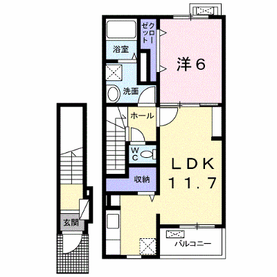 グランディール・シュン 203【管理NO：1-019643501-02030】 ★家具家電は申し込み後に搬入します★の物件画像