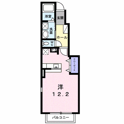 ビーネ　Ⅱ 103【管理NO：1-018426101-01030】 ★家具家電は申し込み後に搬入します★の物件画像