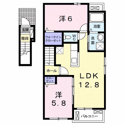 サンフェリーチェ 201【管理NO：1-020572701-02010】 ★家具家電は申し込み後に搬入します★の物件画像
