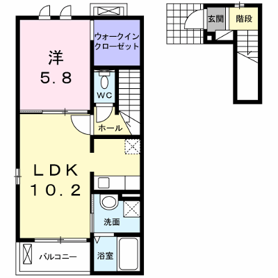 ヴィクトワールＢ 203【管理NO：1-017205902-02030】 ★家具家電は申し込み後に搬入します★ ★2026年10月中旬入居可能★の物件画像