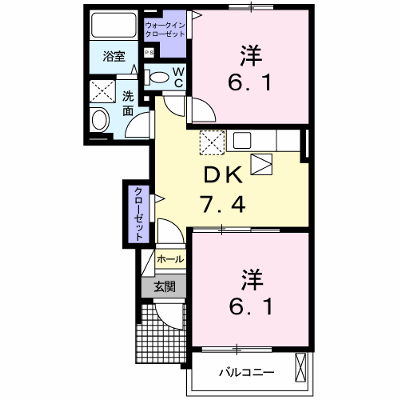 ノイ・ブリーゼ　Ⅱ 102【管理NO：1-016341402-01020】 ★家具家電は申し込み後に搬入します★ ★2026年10月中旬入居可能★の物件画像