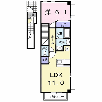 アルバ・ソーレ　Ｂ 201【管理NO：1-014322202-02010】 ★家具家電は申し込み後に搬入します★の物件画像